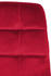 CLP Esszimmerstuhl Tilde Gesteppt rot, Material:Samt