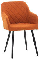 Esszimmerstuhl Shila Stoff Orange