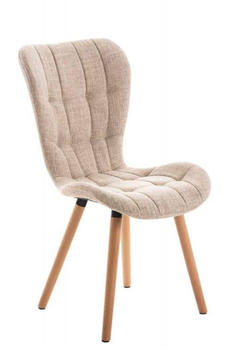 CLP Stuhl Elda Stoff natura - creme