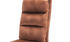 Möbel Kraft Freischwinger mit gemütlichem Rückenkissen Lampang braun 44x99x64