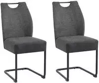 byLIVING Freischwinger "Peter-XXL 2er-Set" (Set) 2 Stk.mit gem&uuml;tlicher