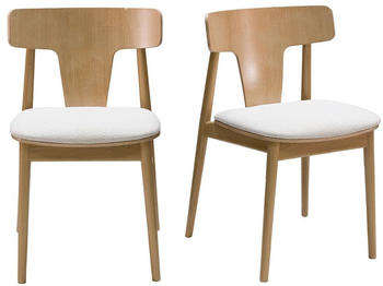 Miliboo Louisa Scandinavian Chairs (Set of 2)