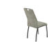 Möbel Kraft Polsterschwingstuhl 2er-Set grau 64x96