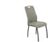 Möbel Kraft Polsterschwingstuhl 2er-Set grau 64x96