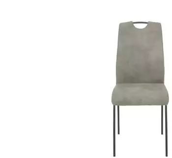 Möbel Kraft Polsterschwingstuhl 4er-Set mit Griff grau 64x96
