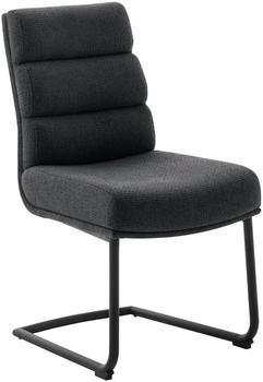 Dieter Knoll Freischwinger-Stuhl LEXINGTON 47x90x64 schwarz