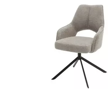 M&ouml;bel Kraft Armlehnstuhl drehbar beige 57x89x66