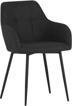 Hela Esszimmerstuhl MARIA 58x85x59 cm, 2 St., Metall, schwarz (anthrazit, schwarz, schwarz) K&uuml;chenst&uuml;hle (43273841-0)