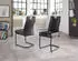 Hela Esszimmerstuhl Erika S 43x99x60 cm, 2 St., Kunstleder-Webstoff, Metall, schwarz (schwarz, anhtrazit, schwarz) Freischwinger Küchenstühle (76887345-0)