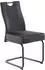 Hela Esszimmerstuhl Erika S 43x99x60 cm, 2 St., Kunstleder-Webstoff, Metall, schwarz (schwarz, anhtrazit, schwarz) Freischwinger Küchenstühle (76887345-0)