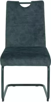 Hela Freischwinger LAURINA 50x97x63 cm, 2 St., Metall, schwarz (vintage anthrazit, grau) Freischwinger Komfortsitz mit Federkorb (94944230-0)