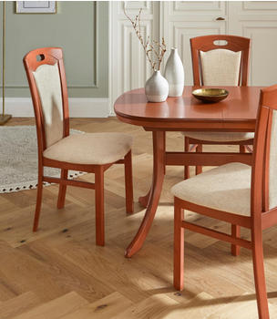 Home Affaire Stuhl FERDI braun (kirschbaumfarben, beige) 4-Fu&szlig;-Stuhl Esszimmerstuhl K&uuml;chenst&uuml;hle (34690345-0)