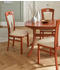 Home Affaire Stuhl FERDI braun (kirschbaumfarben, beige) 4-Fuß-Stuhl Esszimmerstuhl Küchenstühle (34690345-0)