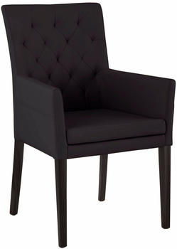 Home Affaire Armlehnstuhl Colorado 60x94,5x60 cm, 1 St., Kunstleder, Massivholz, braun (dunkelbraun, wenge) Armlehnstühle (60267051-0)
