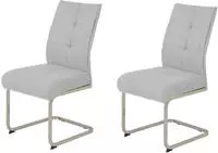 HELA Freischwinger "Ines" (Set) 2 Stk.bequeme Sitzbreite und Federkern...