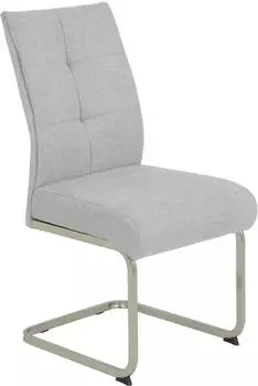 Hela Freischwinger Ines B/T: 50x66 cm, 2 St., 2er + Metall, grau (grau, edelstahloptik) Freischwinger (24426845-0) – Eleganz und Komfort für Ihr Esszimmer