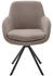Musterring Armlehnstuhl Tavia (6292) taupe/schwarz