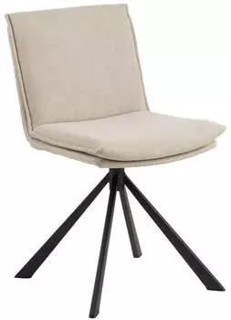 Mid.you Stuhl Beige Sternfu&szlig; 47x85x59 cm (1749096104)