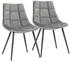 BOXXX Stuhl-Set Grau Schwarz konisch 48.5x79x54 cm (2543006401)