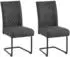 Mid.you Schwingstuhl-Set Anthrazit Schwarz U-Form 45x95x60 cm (2047015401)