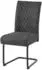 Mid.you Schwingstuhl-Set Anthrazit Schwarz U-Form 45x95x60 cm (2047015401)