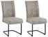 Mid.you Schwingstuhl-Set Schwarz Taupe U-Form 45x95x60 cm (2047015402)