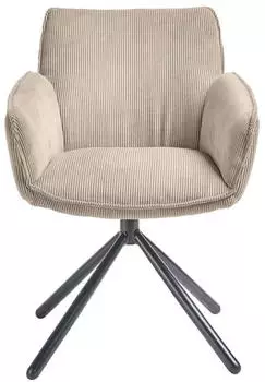 set one by Musterring Armlehnstuhl Ecru Rundrohr 60x84x65 cm (1475020913) – Eleganz und Komfort im Esszimmer