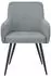 set one by Musterring Armlehnstuhl Grau Schwarz Rundrohr 61x85x64 cm (2341003101)