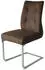 Mid.you Schwingstuhl-Set Braun Silber 47x96x62 cm (2047012602)