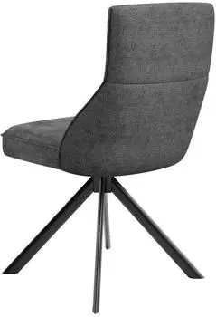 Mid.you Stuhl-Set Anthrazit Schwarz Flachrohr 50x89x56 cm (2047014103) – Komfort und Funktionalität vereint