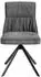 Mid.you Stuhl-Set Anthrazit Schwarz Flachrohr 50x89x56 cm (2047014103)