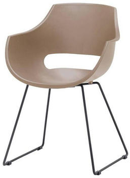 Livetastic Armlehnstuhl Taupe 57x80x58 cm (196083017)