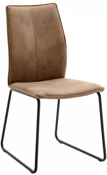 Dieter Knoll Stuhl Schwarz Schlamm Rundrohr 46x93x57 cm (1475007712)