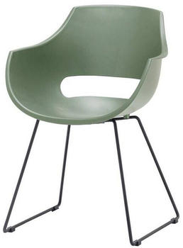 Livetastic Armlehnstuhl Grün Schwarz 57x80x58 cm (196083014)