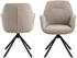 Mid.you Armlehnstuhl Beige Sternfuß 60.5x91x58.5 cm (1749023108)