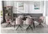 Mid.you Armlehnstuhl-Set Schwarz Beige Sternfuß 59.9x89x62 cm (2047010602)