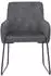 set one by Musterring Armlehnstuhl Anthrazit Schwarz Rundrohr 60.5x85x63 cm (2341003202)