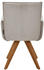 Johann Jakob Armlehnstuhl Ecru Wildeiche massiv 59x87x62 cm (1475023669)