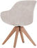 home24 Armlehnstuhl Beige massiv eckig 60x83x65 cm (2362016229)