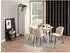 Mid.you Stuhl Creme Beige rund 52x85x57.5 cm (1749092403)