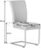 Valdera Schwingstuhl Anthrazit Rindleder Rundrohr 44x98x58 cm (1475003305)