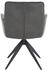 Dieter Knoll Armlehnstuhl Anthrazit Schwarz Rindleder 59x89x63 cm (1475021208)