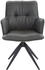 Dieter Knoll Armlehnstuhl Anthrazit Schwarz Rindleder 59x89x63 cm (1475021208)