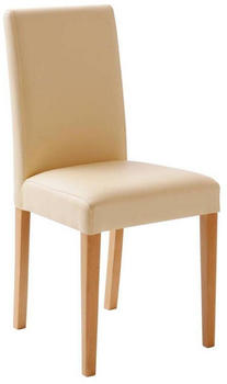 CarryHome Stuhl Buche Beige Buche massiv eckig 44x92x57 cm (1700001507)