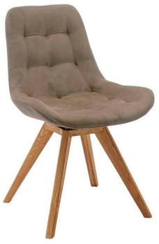 CarryHome Stuhl Cappuccino Wildeiche massiv konisch 56x84x63 cm (1700012803)
