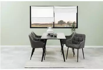 Mid.you Armlehnstuhl Grau rund 58x83x55 cm (1749091504) – Eleganz und Komfort vereint: Der Mid.you Armlehnstuhl Grau rund 58x83x55 cm (1749091504)