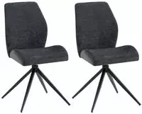 byLIVING Esszimmerstuhl "Snap 2er-Set" (Set) 2 Stk.mit 360 Grad Drehfunktion, Vintage