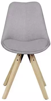 Mid.you Stuhl-Set Grau Kautschukmassiv konisch 48x89x42 cm (850015402) – Elegante Sitzgelegenheit für Ihr Esszimmer