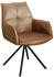Novel Armlehnstuhl Echtleder 59,5x87,5x69cm cognac