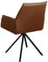 Novel Armlehnstuhl Echtleder 59,5x87,5x69cm cognac